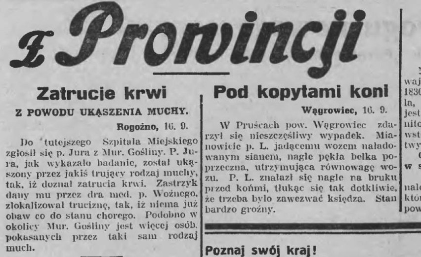 O czym pisała prasa kilka dekad temu?