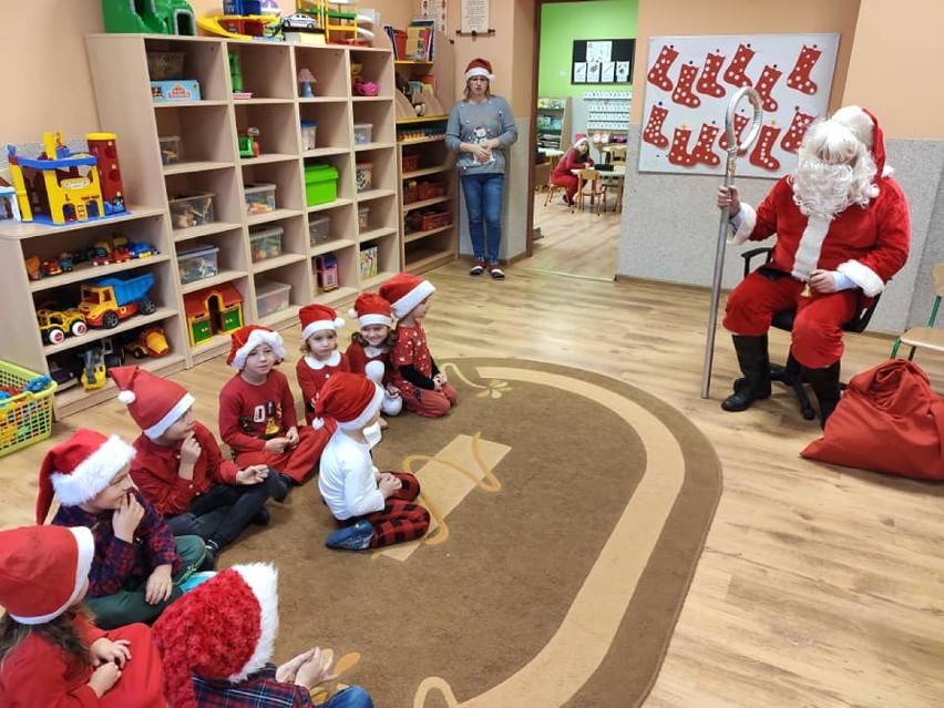 Mikołaj u dzieci w gminie Rzeczenica