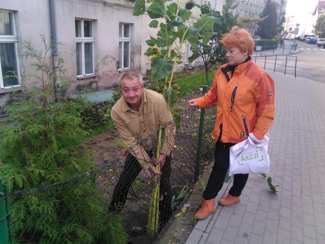 -&nbsp;Tutaj stworzymy piękny ogród. Rozpoczynamy już oczyszczanie terenu - mówią Zofia Chlebowska i Andrzej Kęsik