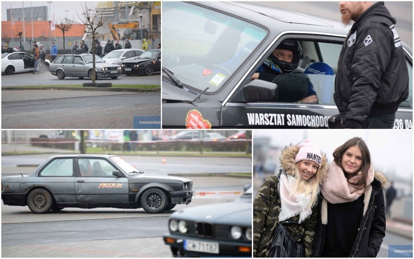 Automobilklub Drift Trening na parkingu przy Hali Mistrzów we Włocławku [zdjęcia]