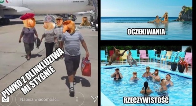 Najlepsze memy o wakacyjnym wypoczynku. Janusz na plaży i wiele innych.