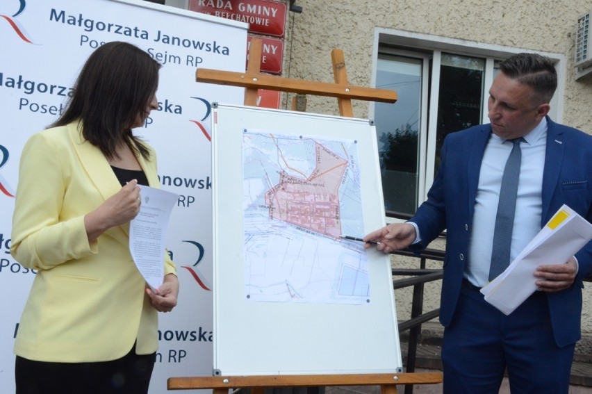 Posłanka Małgorzata Janowska chce okroić gminę Kleszczów 