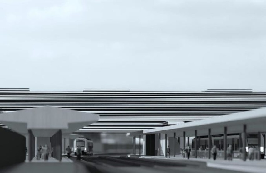 Kolej PKP S.A.  podpisała umowę na projekt  nowego dworca w Częstochowie WIZUALIZACJE