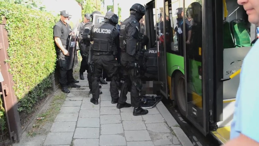 Akcja policji w Poznaniu
