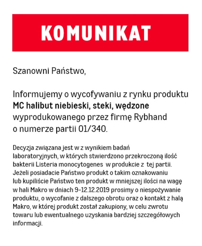 Kupiłeś tę rybę w popularnym sklepie? Uważaj, możesz zachorować! [OSTRZEŻENIE SANEPIDU]