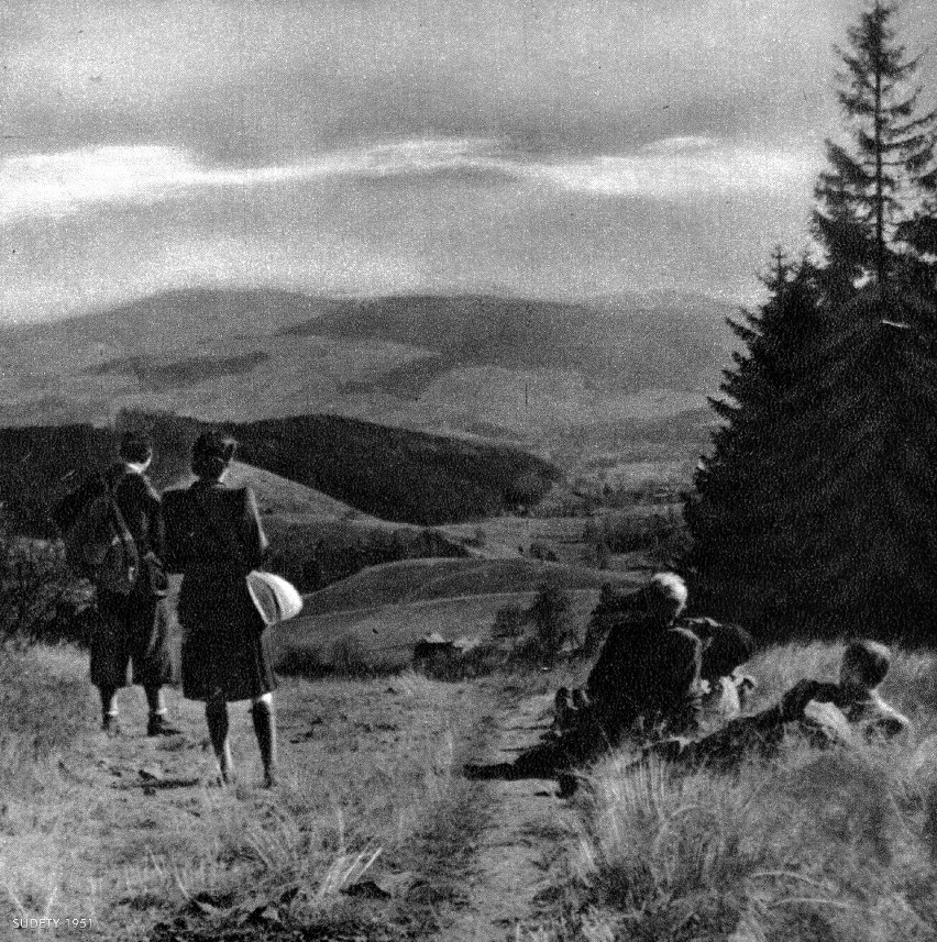 Dolina Niedźwiedzia w Górach Sowich, rok 1951
