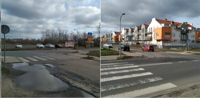 Ul. Okulickiego i parking przy ul. Wrzesińskiej