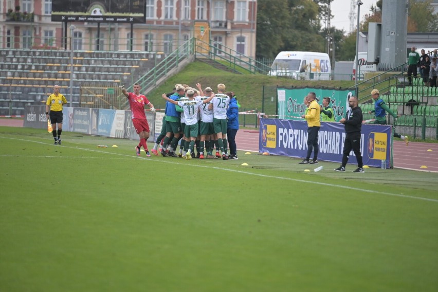 Olimpia Grudziądz wygrała w Fortuna Pucharze Polski z ekstraklasową Wartą Poznań