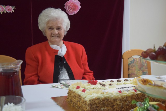 Franciszka Cegła, mieszkanka kaliskiego DPS-u, świętowała swoje 100. urodziny