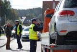 Policyjna akcja na giełdzie samochodów w Chwaszczynie