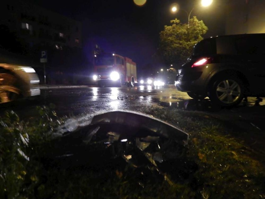 Wypadek na ulicy Jeżyka w Wągrowcu