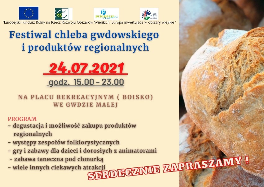 Gwda Wielka koło Szczecinka zaprasza na Festiwal Chleba. Już w sobotę (24 lipca)