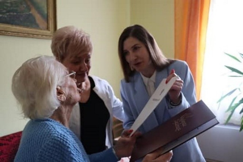 Pani Maria Pyzowska świętowała 102 urodziny w gronie...