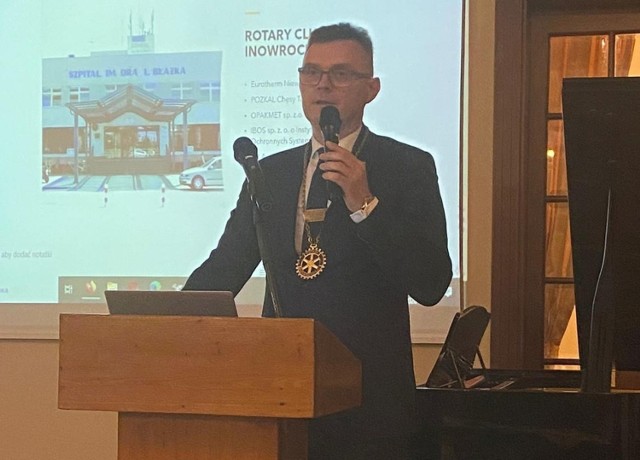 Rafał Mikołajewski, nowy prezydent Rotary Club Inowrocław