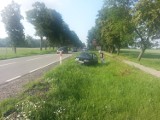 Droga nr 55: Dwie osoby trafiły do szpitala po wypadku koło wsi Wielbark