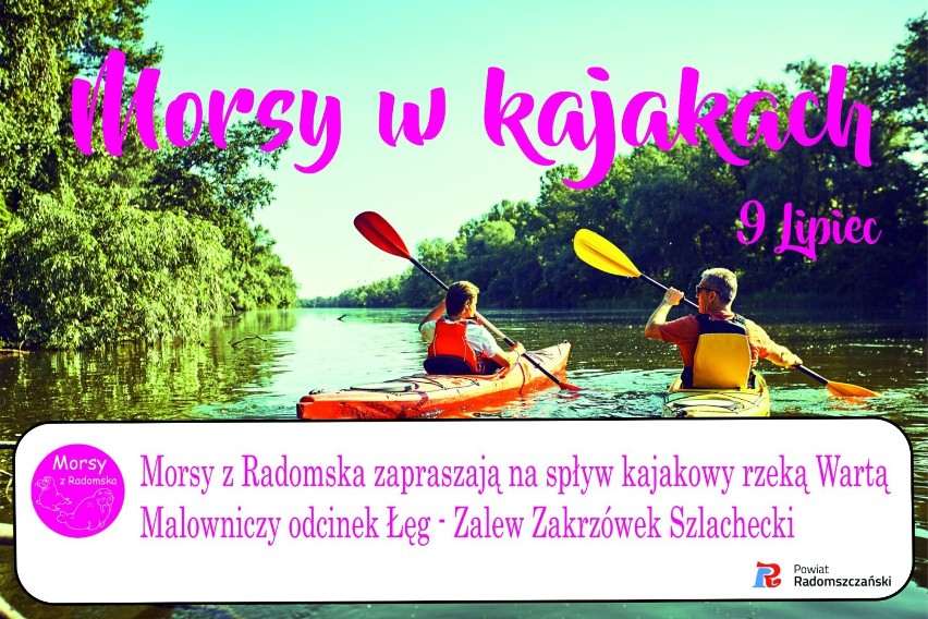 Morsy z Radomska zapraszają na spływ kajakowy Wartą na trasie Łęg – Jankowice