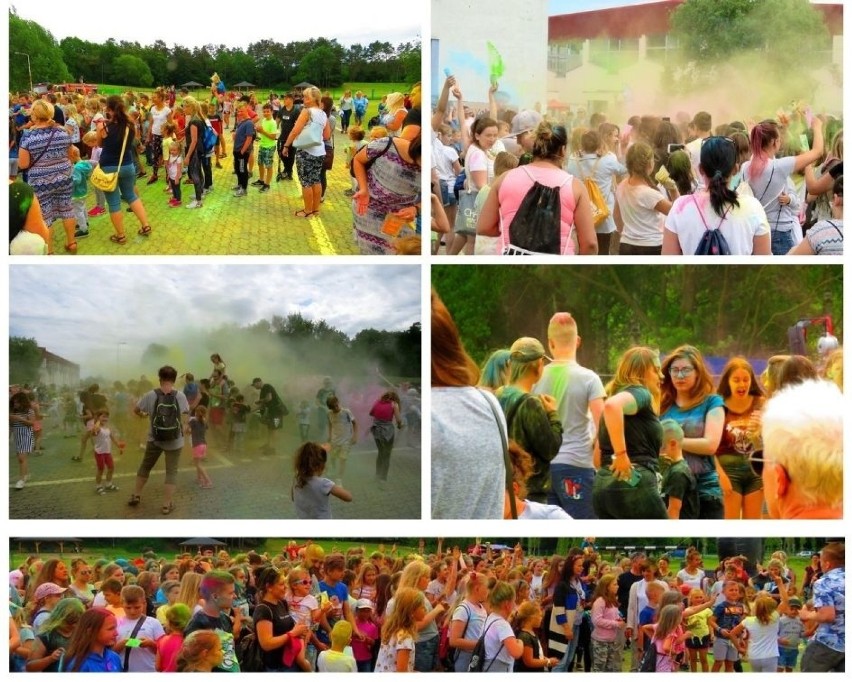 Police. Święto kolorów Holi, czyli zabawa w kolorowej chmurze  [ZDJĘCIA,FILM]