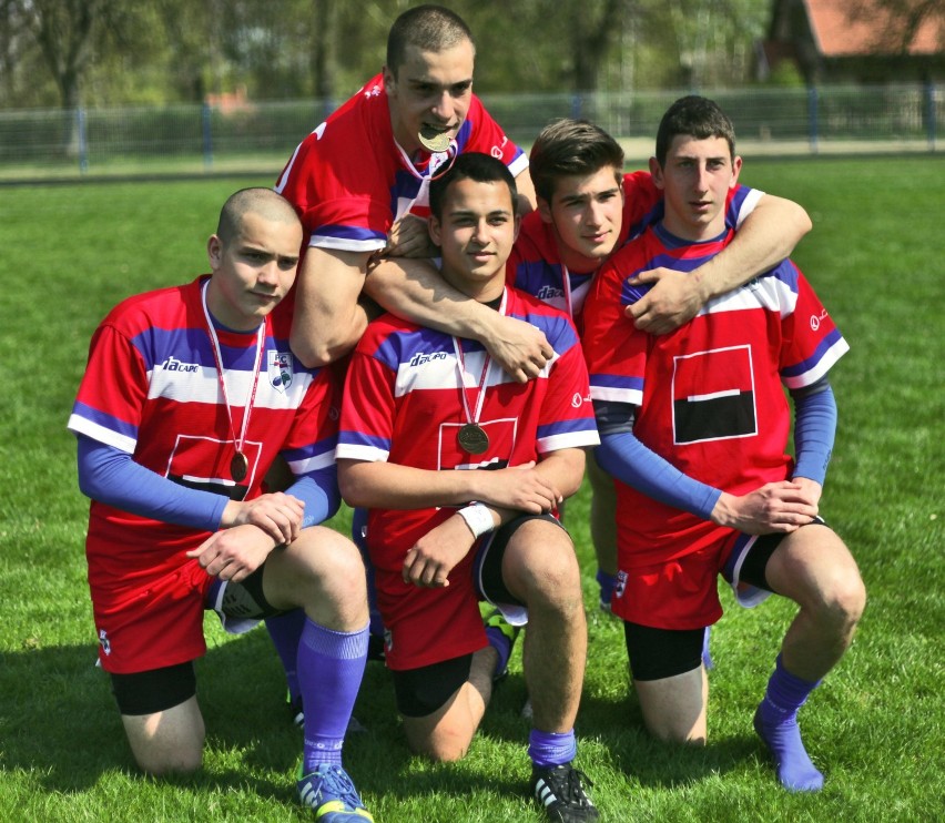 Rugby w Wolsztynie. Mecz Litwy z Serbią.