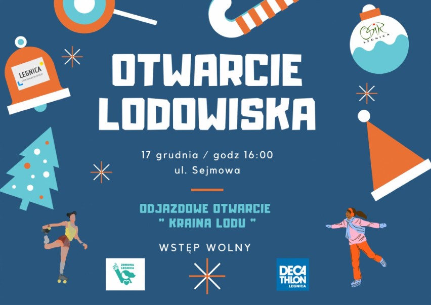 Wkrótce otwarcie sezonu łyżwiarskiego na lodowisku w Legnicy. OSiR zaplanował wiele atrakcji. Zobaczcie, co się będzie działo!