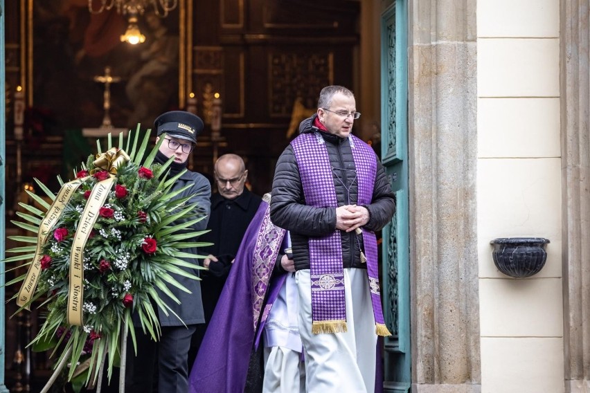 25.01.2022, Kraków, cmentarz Rakowicki: pogrzeb Stanisława...