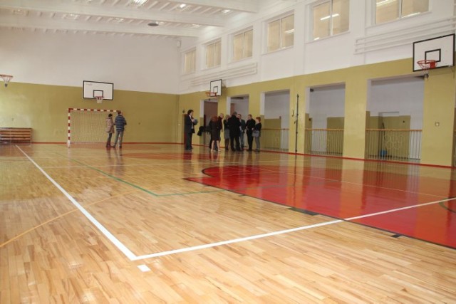 Odnowione sale gimnastyczne  w Tarnobrzegu