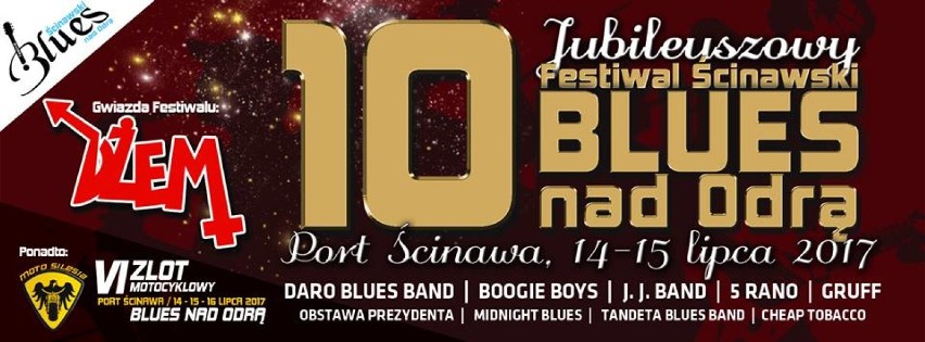 Już dziś zaczynamy X Jubileuszowy Festiwal Ścinawski Blues nad Odrą