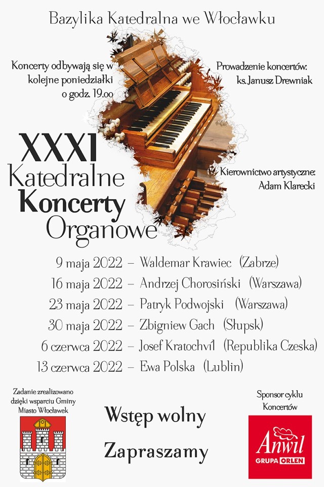 XXXI Katedralne Koncerty Organowe we Włocławku
