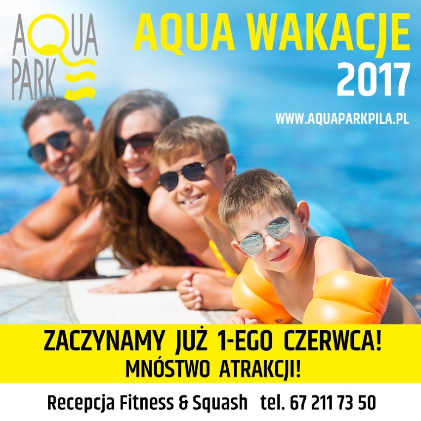 Wakacyjne atrakcje w pilskim Aquaparku. Zapoznaj się z ofertą