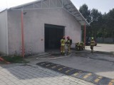 Pożar w zakładzie z chemikaliami. Strażacy szkolili się w Poniatowicach