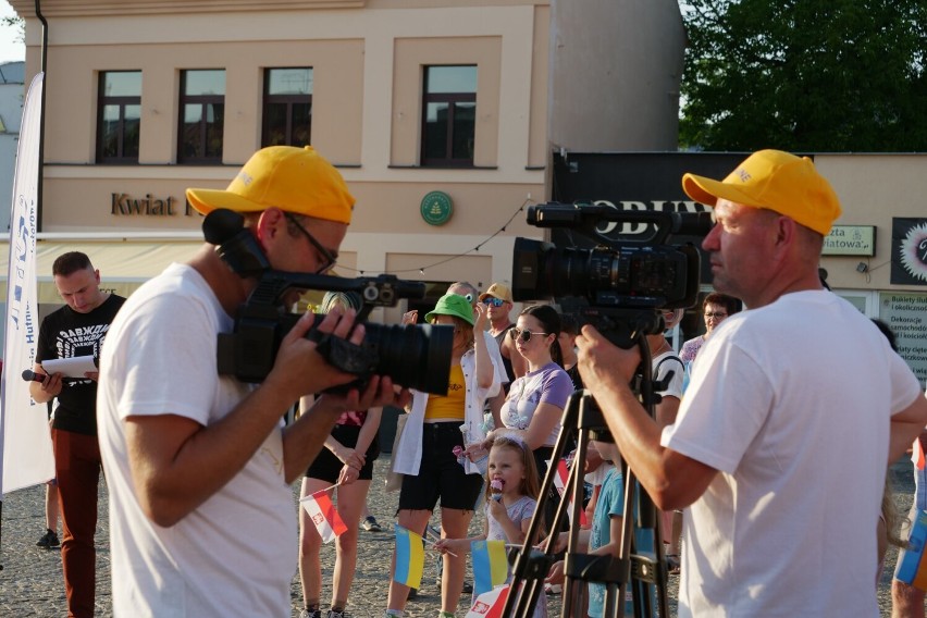 Podziękowali Polakom za pomoc Ukraińcom. Zobacz zdjęcia z "Karaoke dla Zwycięstwa"