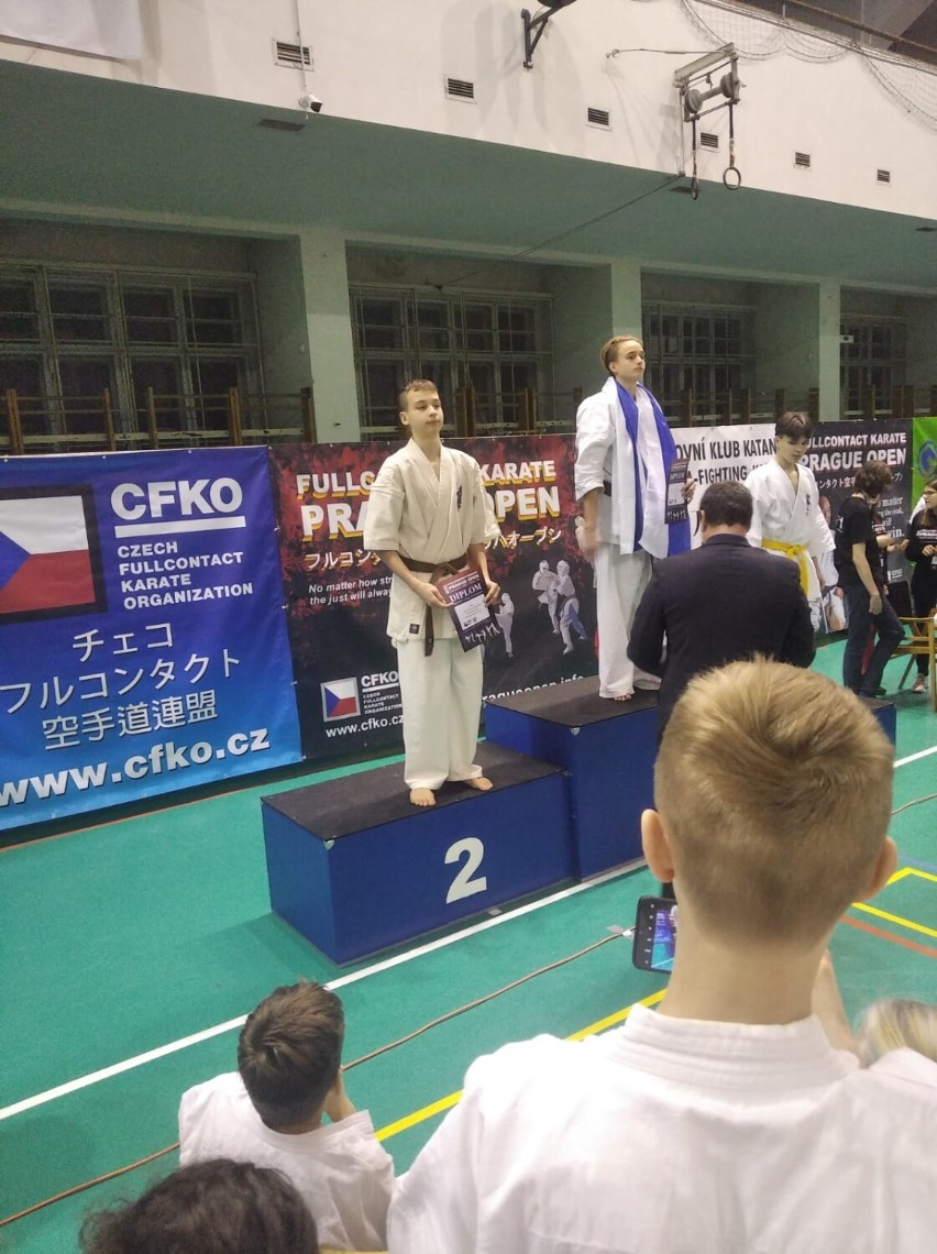 Międzynarodowy Turniej Karate Fullcontakt PRAGUE OPEN, legniczanie z medalami