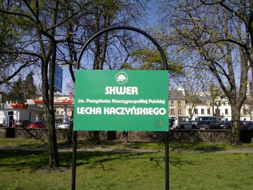 Skwerty Lecha Kaczyńskiego powstały w wielu miastach w Polsce