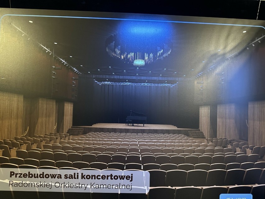Aż 35 milionów złotych ma kosztować przebudowa sali koncertowej Radomskiej Orkiestry Kameralnej. Zaprezentowano wizualizacje