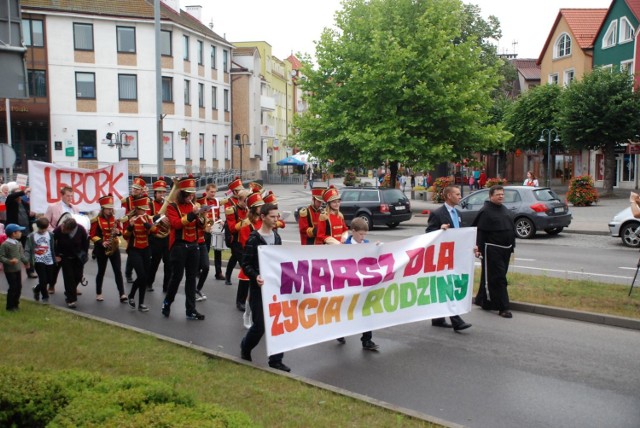 Lębork. Marsz dla życia i rodziny 2014