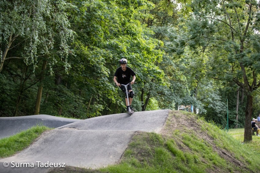 Rowerowe szaleństwo w Stargardzie na nowym pumptracku