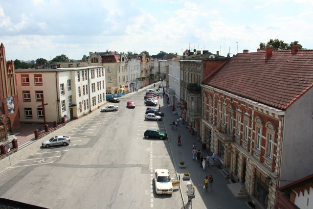 Ulice Śniadeckich, Kościuszki i Plac Działowy przed rewitalizacją, w 2008 roku.