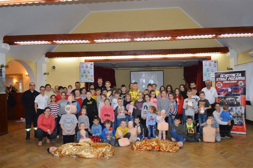 Druhowie z Sobiałkowia szkola dzieci w zakresie udzielania pierwszej pomocy