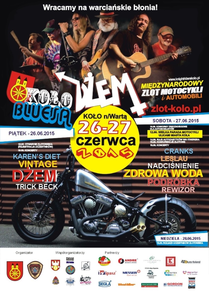 Koło Bluesa i Zlot motocyklowy 2015 - Program:

Piątek, 26...