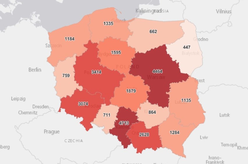 Koronawirus, raport 2 kwietnia 2021. Ponad 30 tys. zakażeń w Polsce. Złe wskaźniki także w Oświęcimiu, Chrzanowie, Olkuszu i Wadowicach