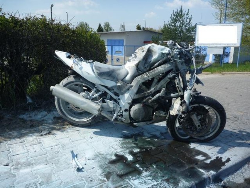 Wypadek w Czerwonaku: Nie żyje motocyklista