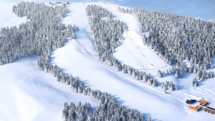 Tak mogą wyglądać nowe trasy i wyciągi narciarskie na...