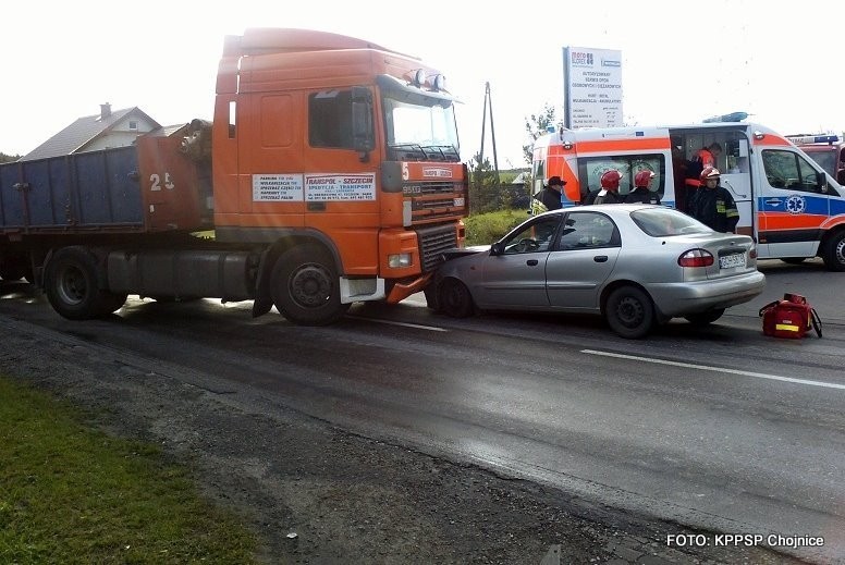 Wypadek w gminie Chojnice (FOTO)