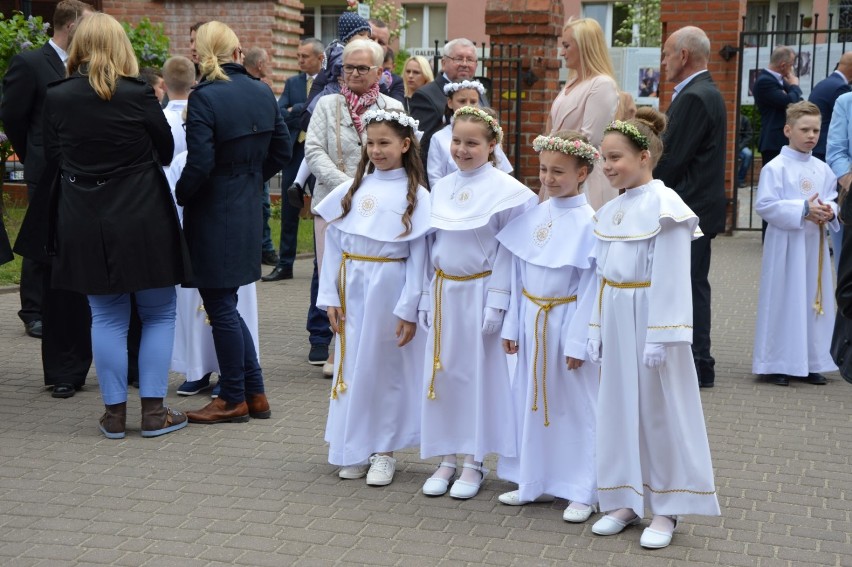 Pierwsza Komunia Święta w Sanktuarium św. Jakuba Ap. w Lęborku 2019. Te dzieci obchodzą rocznicę