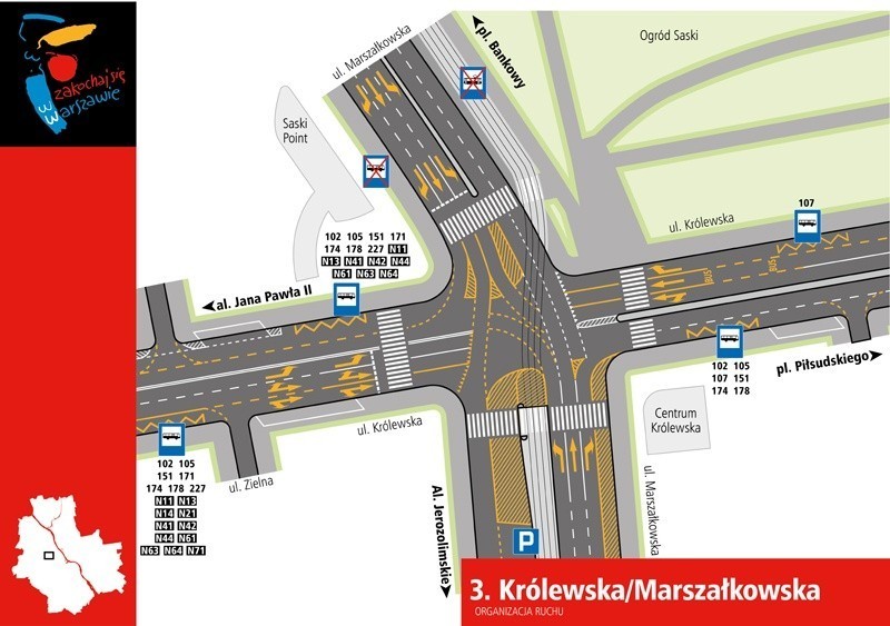 Metro wchodzi na Marszałkowską. Sprawdź nową organizację ruchu