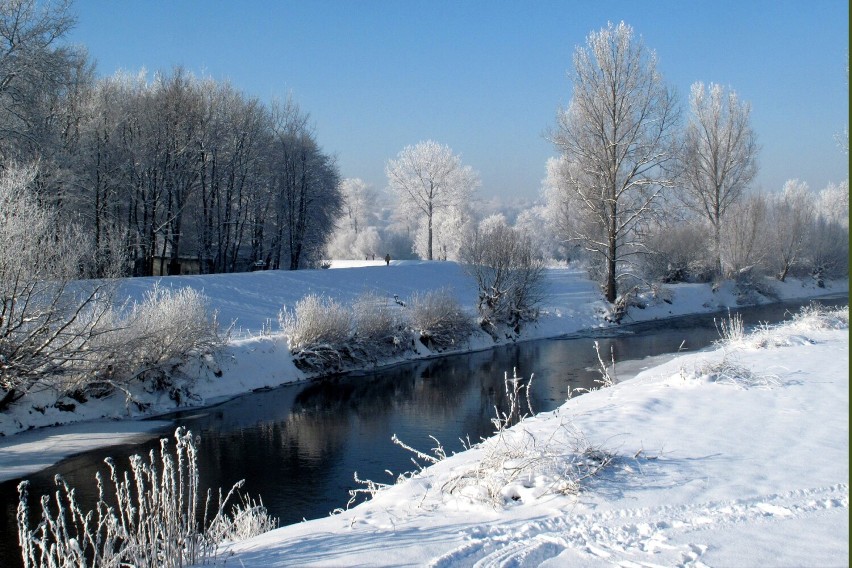 Srogie zimy w Jaśle i okolicy. Ależ to były śniegi! Pamiętacie?