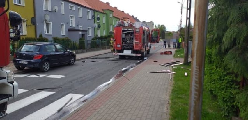 Wybuch gazu w bloku w Sławnie. Jedna osoba poszkodowana [ZDJĘCIA, AKTUALIZACJA]