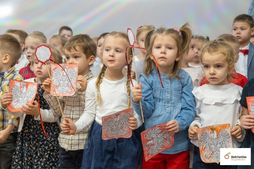 Przedszkolaki z Bełchatowa świętowały Dzień Niepodległości
