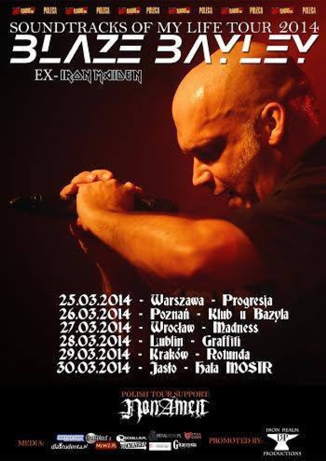 Koncert - Blaze Bayley u Bazyla



W marcu 2014 r. Polskę odwiedzi Blaze Bayley, były wokalista Iron Maiden.



Koncert - Blaze Bayley
Środa, 26 marca, godz. 18:00
Bilety 14/55 zł



Co jeszcze dzieje się dziś w mieście - zobacz!