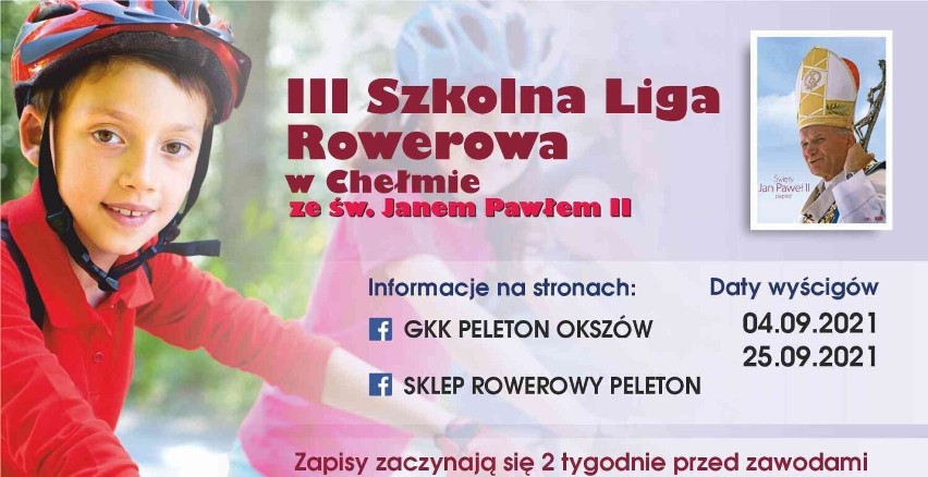 Chełm.  To już drugi wyścig rowerowy dla dzieci i młodzieży