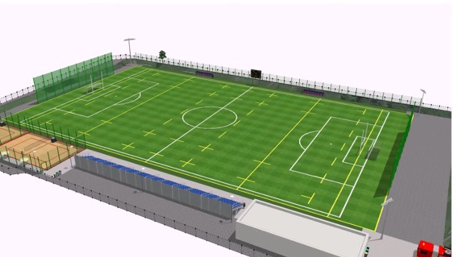 Politechnika Częstochowska planuje gruntownie przebudować swoje boisko sportowe. Zobaczcie wizualizacje!